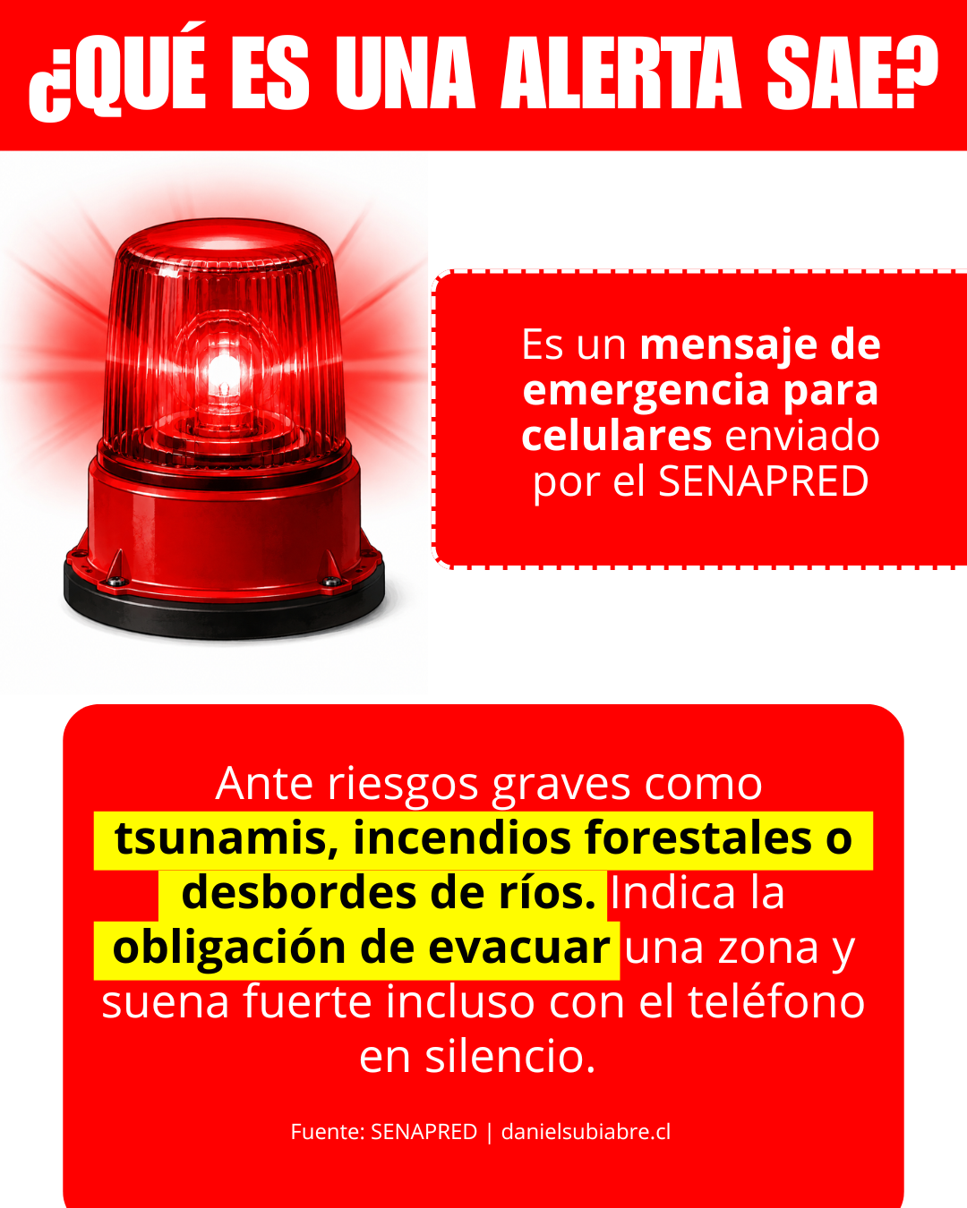 ¿Qué es una Alerta SAE? Significado y Funcionamiento en Chile